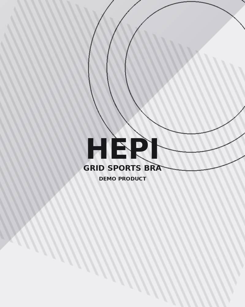 Grid Sports Bra — HEPI demo product image