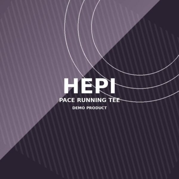 Pace Running Tee — HEPI demo product image