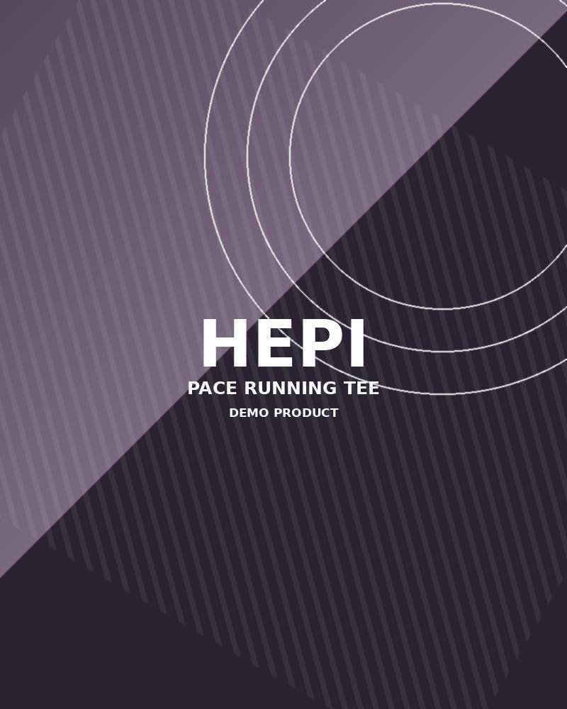Pace Running Tee — HEPI demo product image